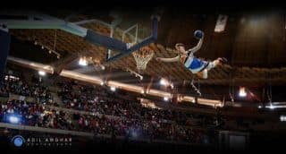 acrobatic basketball team MAROC Barjots dunkers