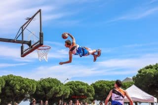 Photo Barjots Dunkers lors du tournoi de basketball 3X3 à Saint-Nazaire