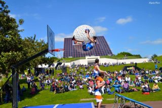 Spectacle futuroscope basket acrobatique