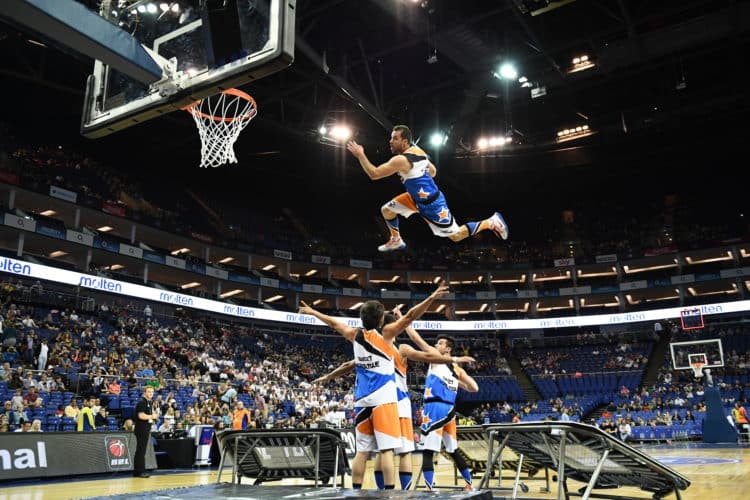 photo basket acrobatique