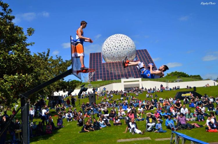 basket acrobatique futuroscope