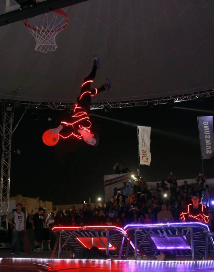 vrille show LED dunk barjots qatar