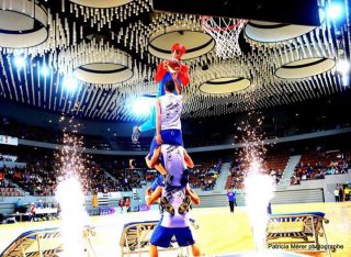 Dunk acrobatique freestyle