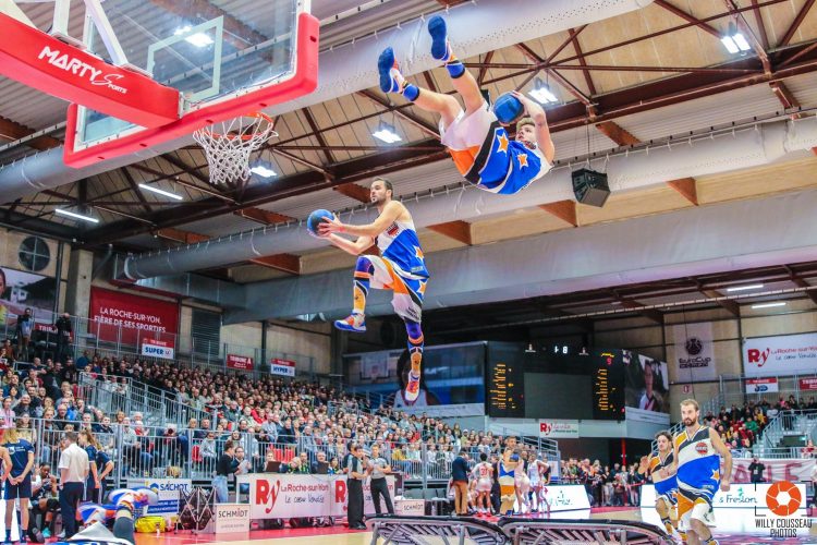 Barjots dunkers à La Roche sur yon pour un match du RVBC eurocup women