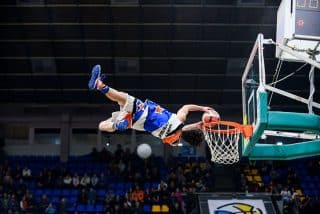 Barjots dunkers All star game Ukraine in KIEV Acrobatic basketball