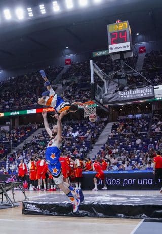 Image barjots dunkers spectacle madrid