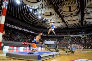 Image show de handball acrobatique