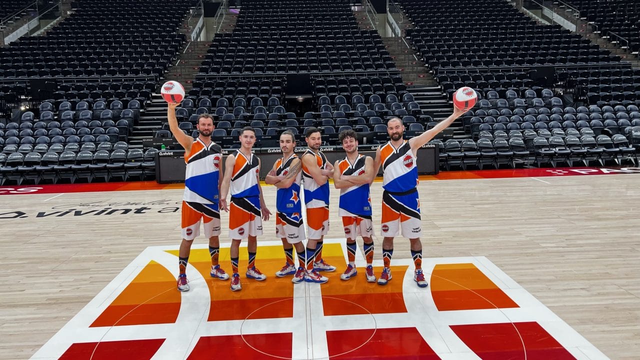 Photo séjour des Barjots Dunkers à Salt Lake City, ville des Utah Jazz pour le match de NBA