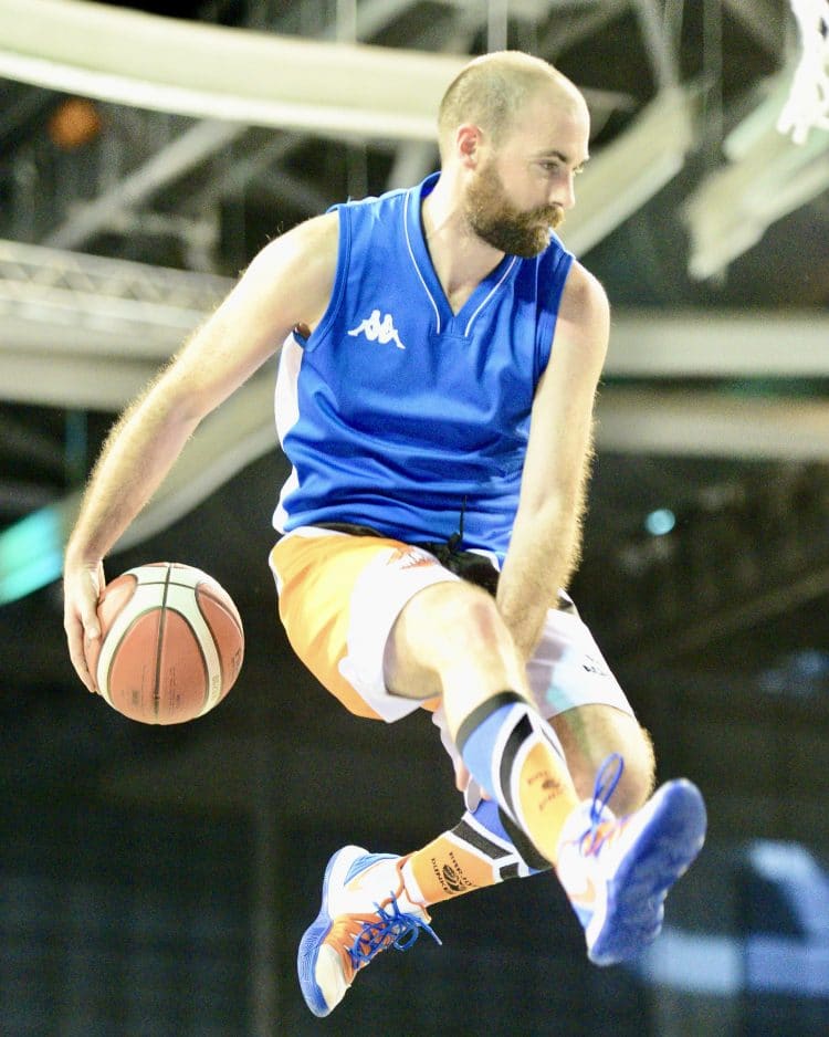 Barjots Dunkers en Show à Glasgow pour le Trophy finals, British Basketball League