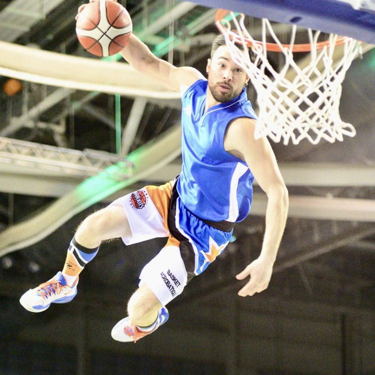 Barjots Dunkers en Show à Glasgow pour le Trophy finals, British Basketball League