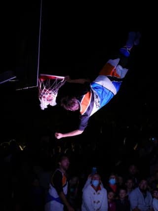 Show d'été led Barjots Dunkers au camping