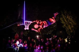 Show d'été led Barjots Dunkers au camping