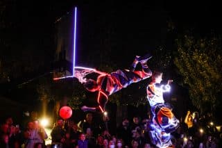 Show d'été led Barjots Dunkers au camping