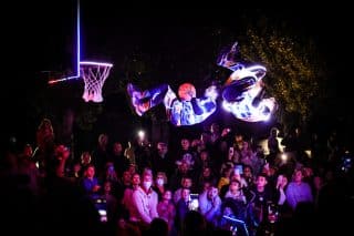 Show d'été led Barjots Dunkers au camping