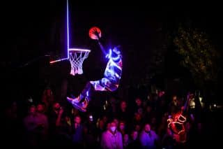 Show d'été led Barjots Dunkers au camping