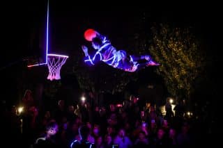 Show d'été led Barjots Dunkers au camping