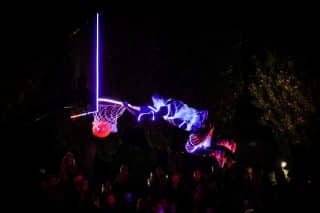 Show d'été led Barjots Dunkers au camping