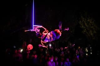 Show d'été led Barjots Dunkers au camping