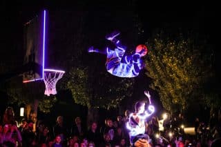 Show d'été led Barjots Dunkers au camping