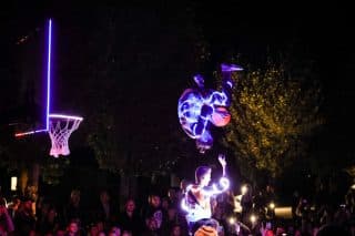 Show d'été led Barjots Dunkers au camping