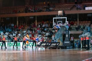 Photos des Barjots Dunkers lors du match d'EuroLeague opposant l'AS Monaco à Baskonia