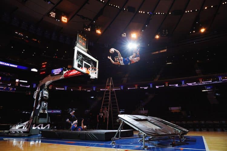 Photo du show Barjots Dunkers chez les New York Knicks, équipe NBA de New York