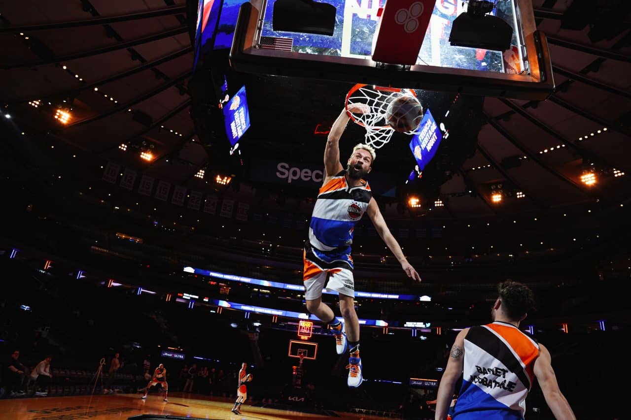 Photo du show Barjots Dunkers chez les New York Knicks, équipe NBA de New York