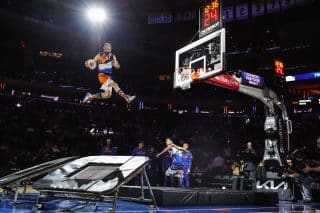 Photo du show Barjots Dunkers chez les New York Knicks, équipe NBA de New York