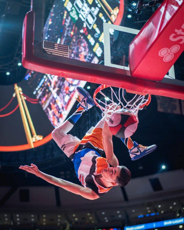 Photo du show Barjots Dunkers chez les Chicago Bulls, équipe NBA de Chicago