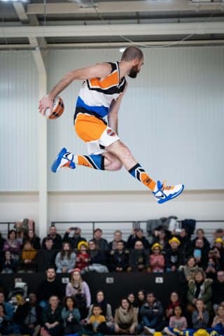 Show Barjots Dunkers au SMASH Basket