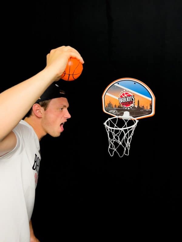 Photos du mini panier de basket Barjots Dunkers, jeu pour enfants de basketball