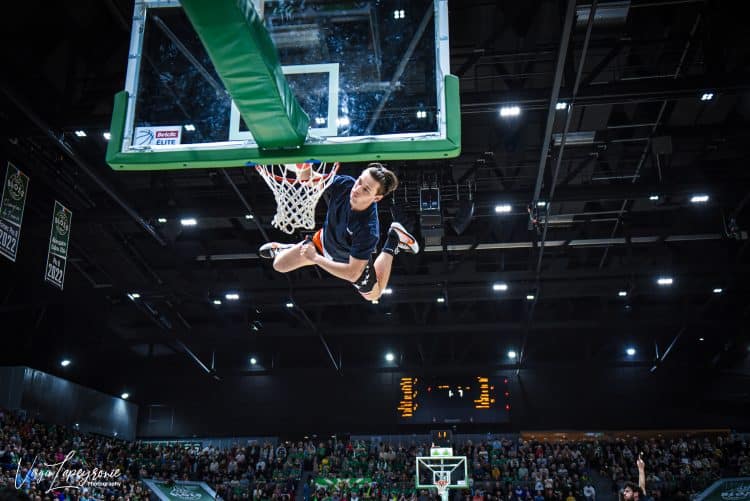 Betclic elite - entertainment game - dunk show