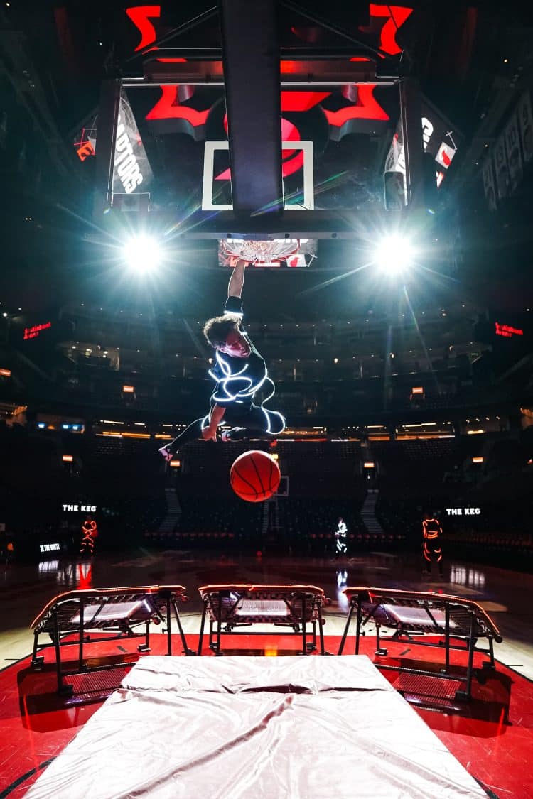 NBA Game Toronto raptors - led dunk show
