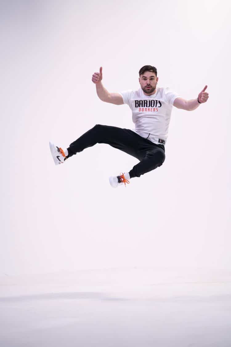 media day - model - jump - style - cool - barjots dunkers